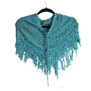 Women's Jana Poncho, Teal
